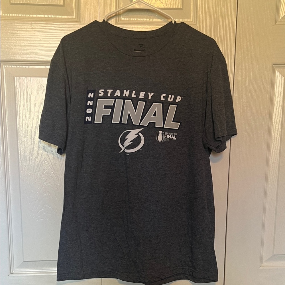 Fanatics Gray 2022 Stanley Cup Final Tee
